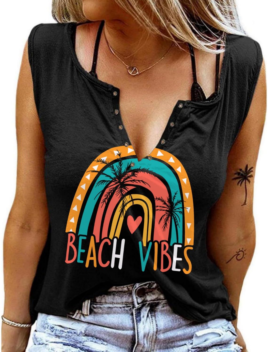 Smooth As Tennessee Tank Top Sweet As Strawberry Shirt Ring Hole Sleeveless Sexy V Neck Womens Retro Country Music Tops