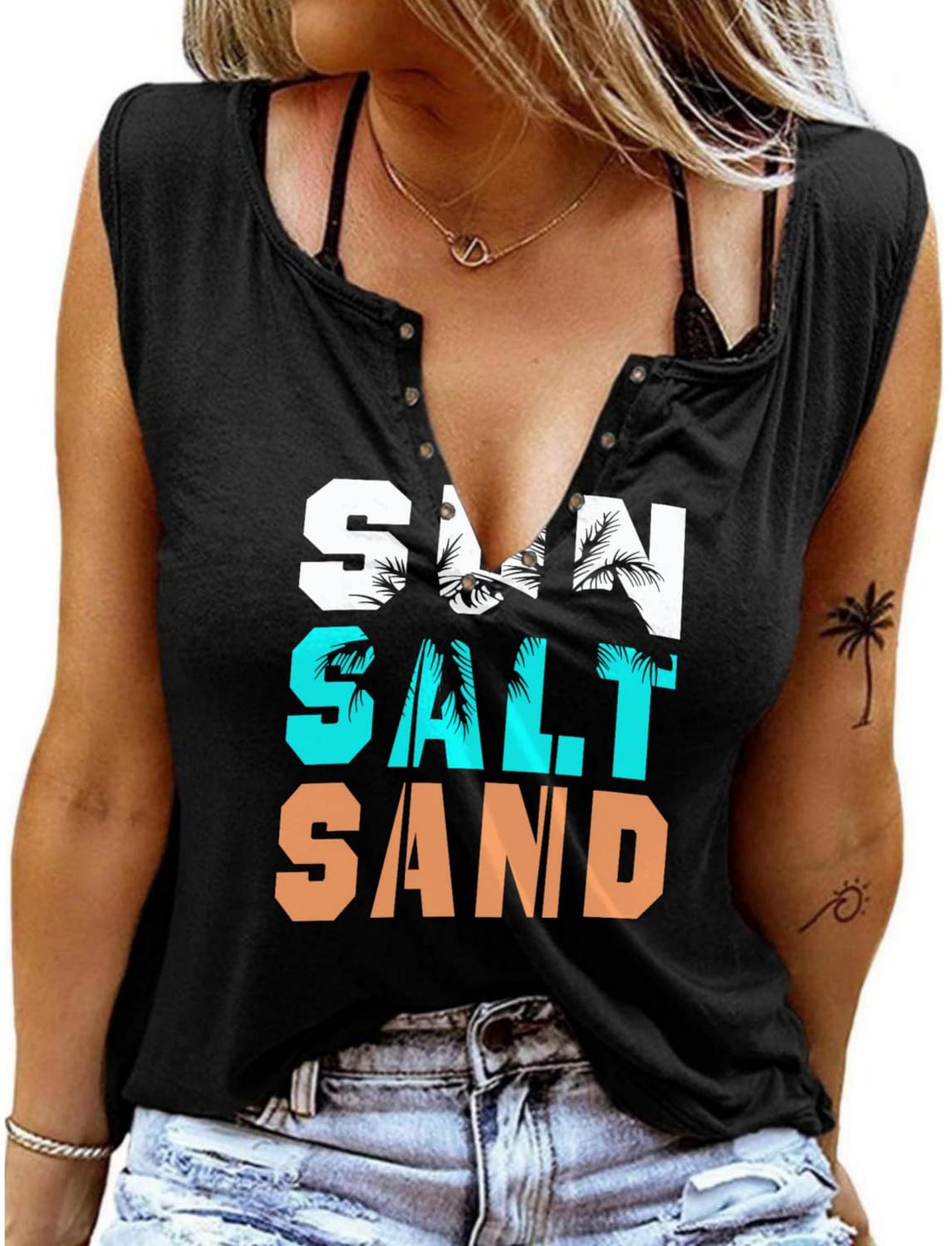 Smooth As Tennessee Tank Top Sweet As Strawberry Shirt Ring Hole Sleeveless Sexy V Neck Womens Retro Country Music Tops