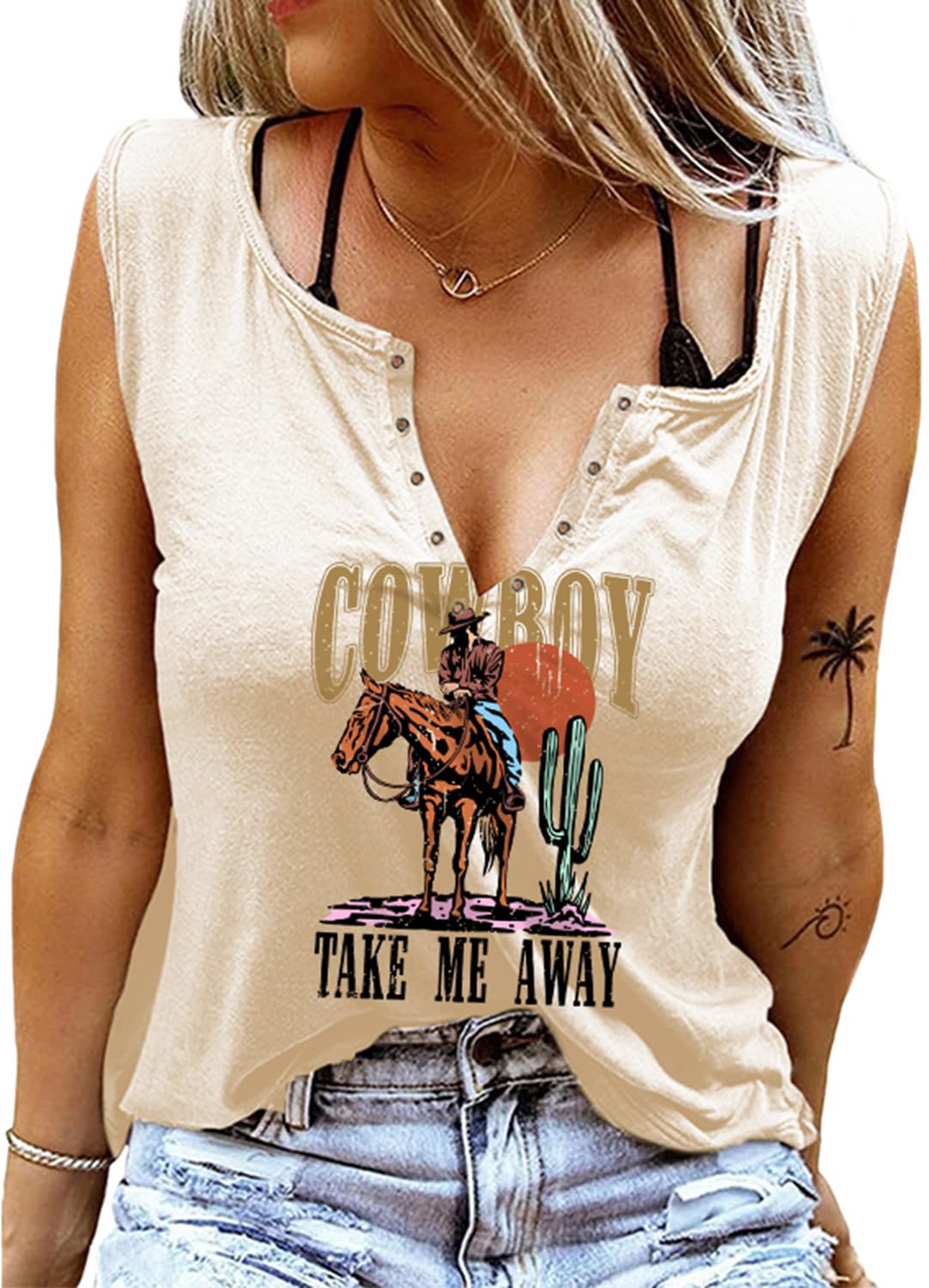 Smooth As Tennessee Tank Top Sweet As Strawberry Shirt Ring Hole Sleeveless Sexy V Neck Womens Retro Country Music Tops