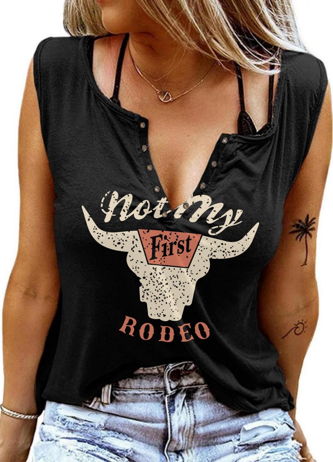 Smooth As Tennessee Tank Top Sweet As Strawberry Shirt Ring Hole Sleeveless Sexy V Neck Womens Retro Country Music Tops