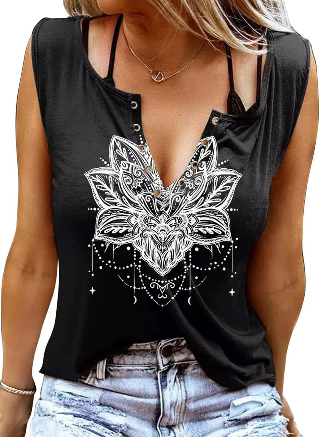 Smooth As Tennessee Tank Top Sweet As Strawberry Shirt Ring Hole Sleeveless Sexy V Neck Womens Retro Country Music Tops