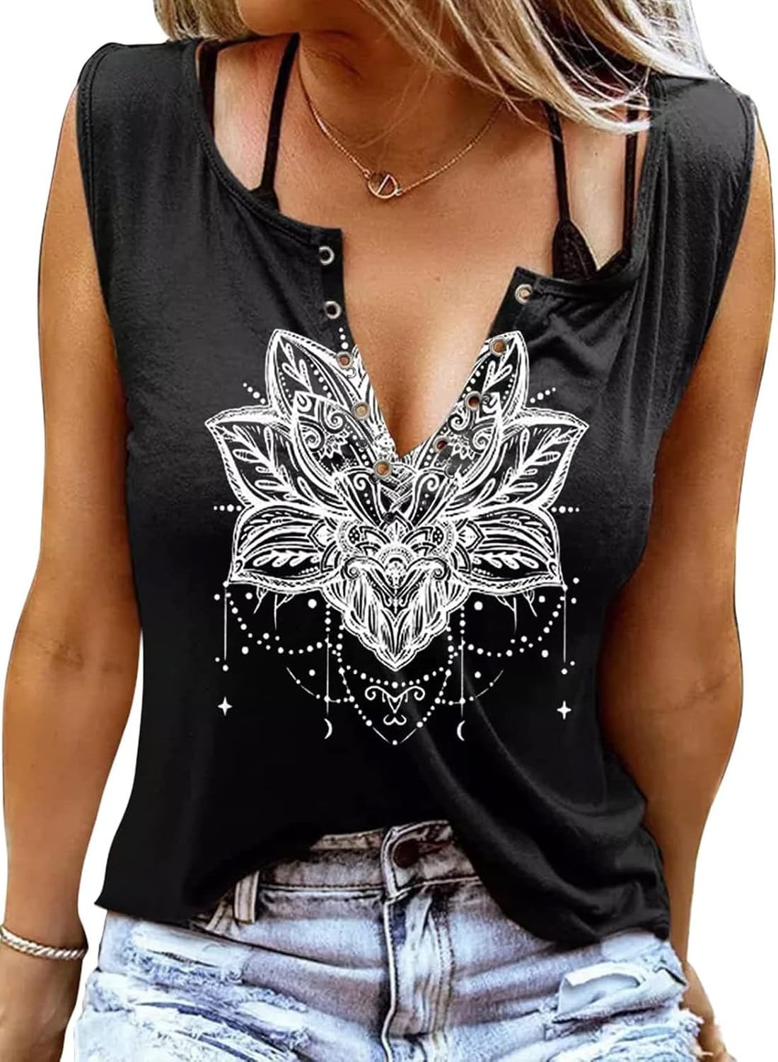 Smooth As Tennessee Tank Top Sweet As Strawberry Shirt Ring Hole Sleeveless Sexy V Neck Womens Retro Country Music Tops